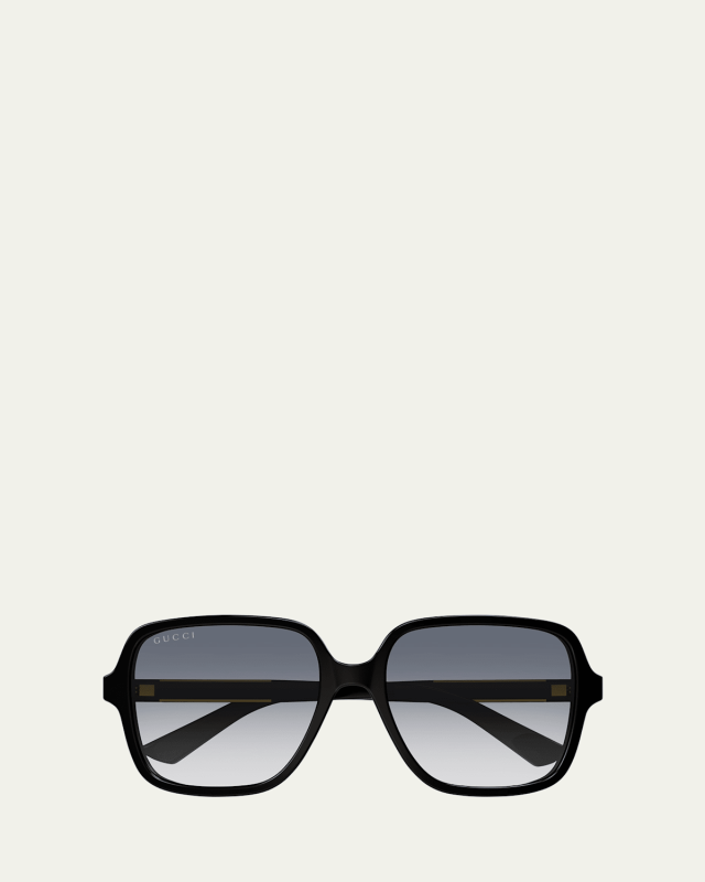 Logo Square Acetate Sunglasses